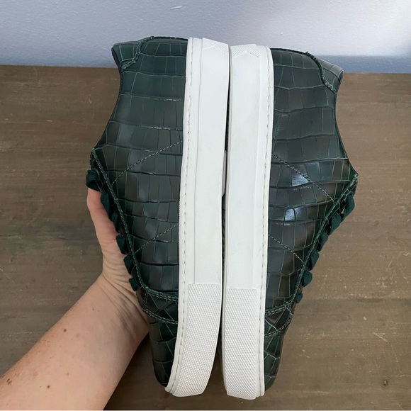 GREATS Green Croc Sneakers - Picture 11 of 13